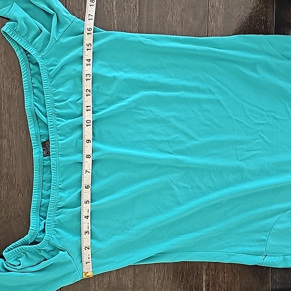 Ducci Teal Off-Shoulder Maxi Dress – Size XL - Picture 6 of 7